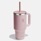 32oz All Around Travel Tumbler כוס שתיה עם ידית צד וקש